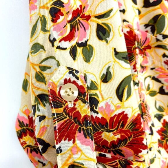 Torrid Harper Rayon Floral Print Top Size 0/L - Picture 6 of 10